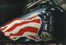 Flag Statue of Liberty