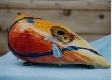 Indian Feather Skull2