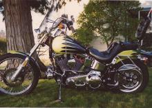 Yellow Graphics Bike